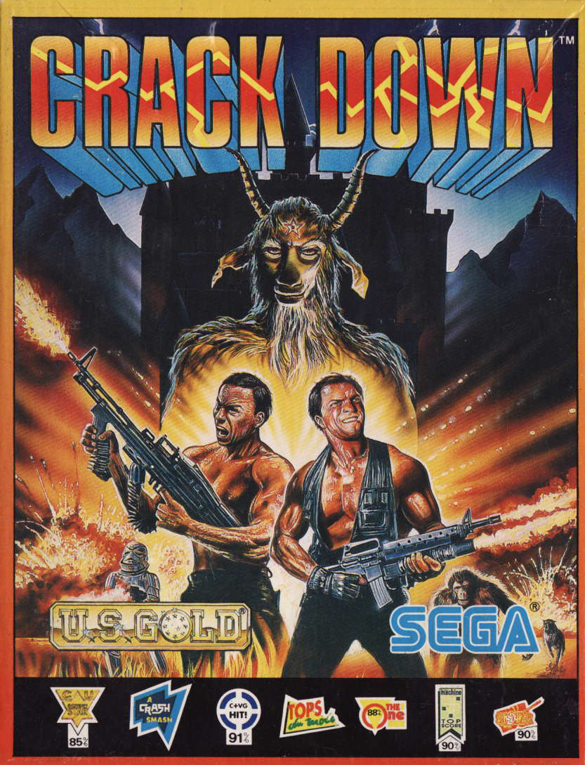 Crack down by Sega edited by Us gold on Amstrad CPC (1990)